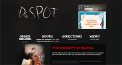 Desktop Screenshot of eatatdspot.com