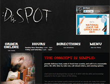 Tablet Screenshot of eatatdspot.com